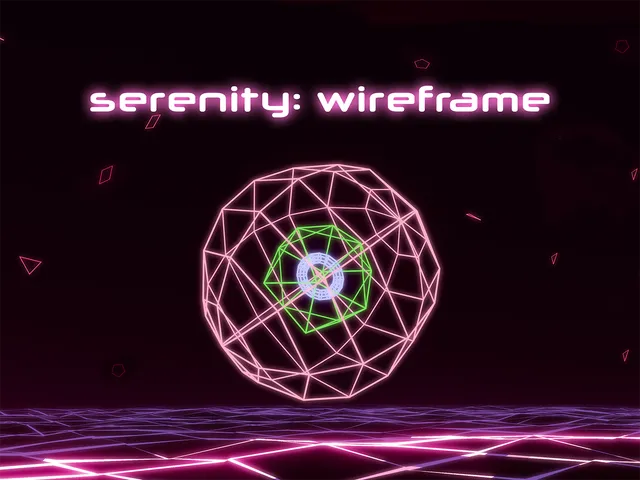 serenity˸ wireframe