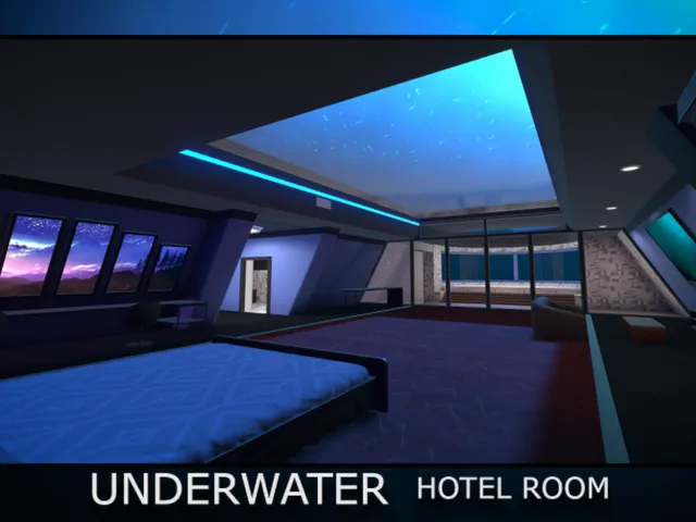 Underwater Hotel Room