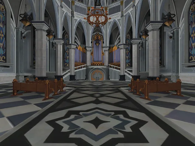 Mondstadt's Cathedral Genshin Impact