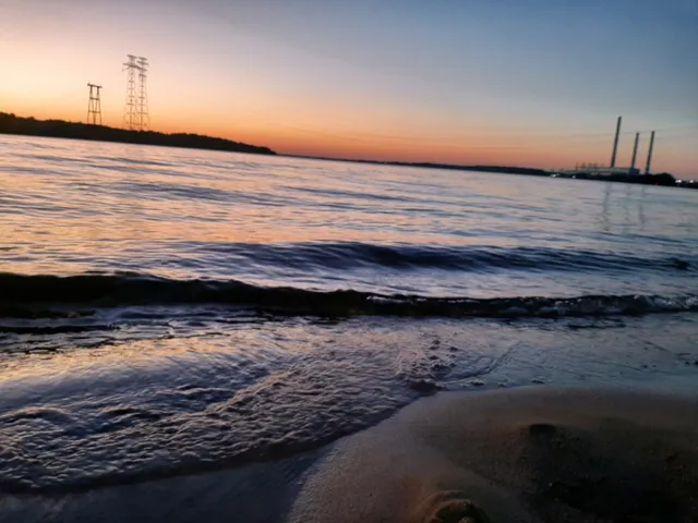 Volga shore Konakovo SUNSET