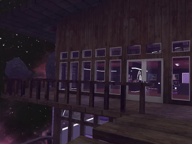 Darkcharm's Super chill anime cabin in space