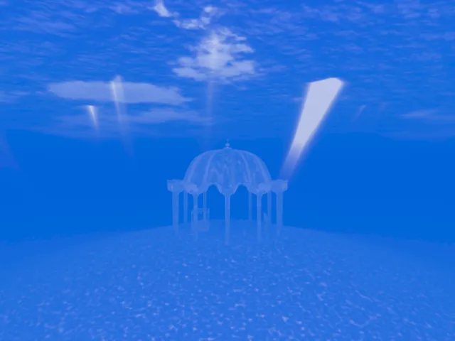 海の底のベッド