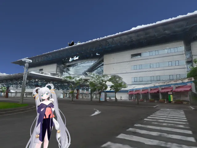 3DScan ポートメッセ名古屋 金城ふ頭駅から第2展示館まで