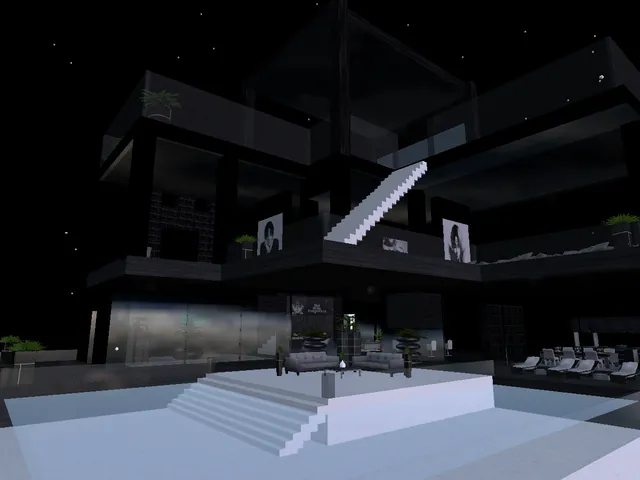 House Floating In Space