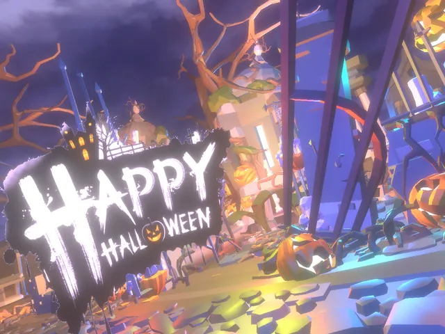 Halloween graveyard