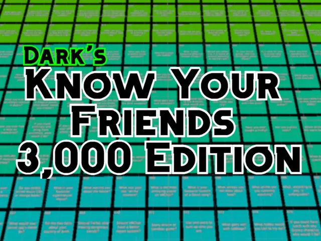 Know Your Friends - 3‚000 Question Edition