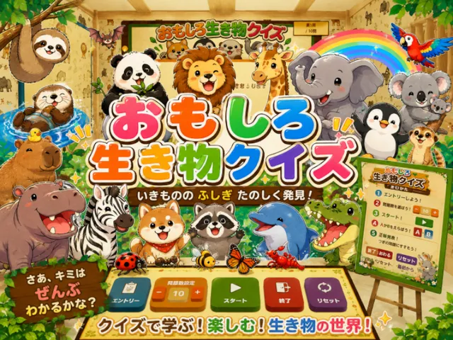 おもしろ生き物クイズ