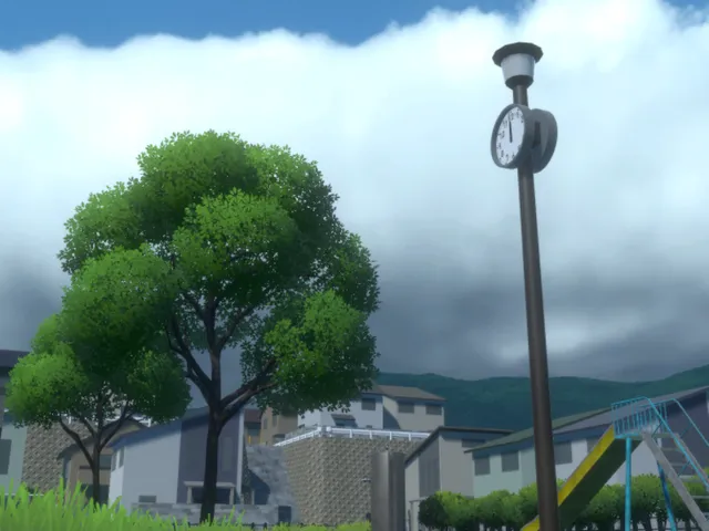 雨宿りの後 -The Park after rain