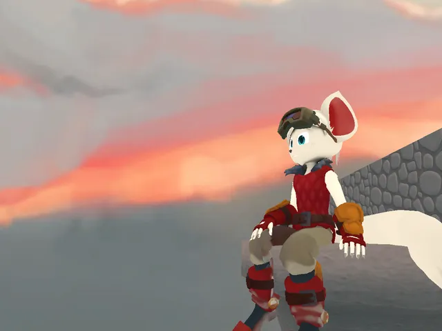 Kuby's plane world with a mirror