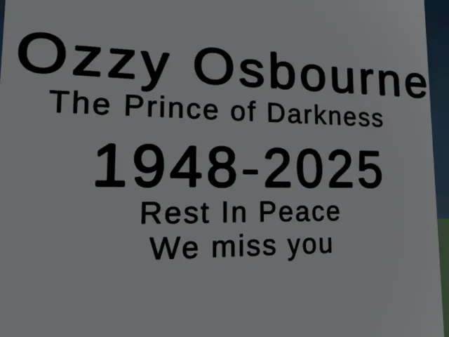 RIP to Ozzy Osbourne