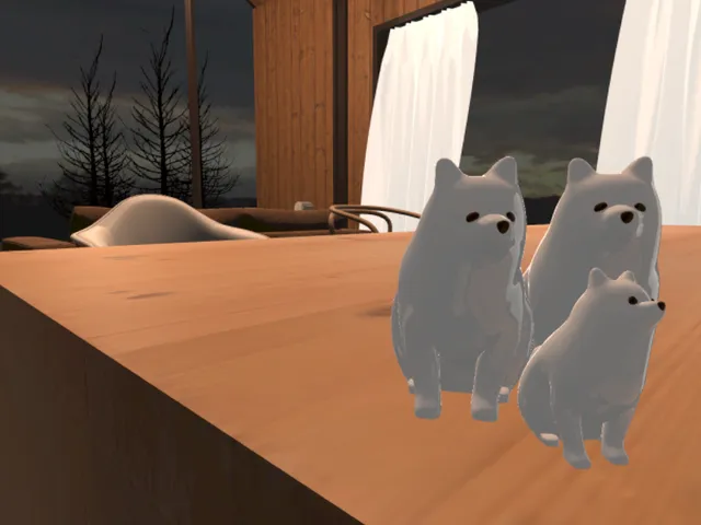 温泉のある別荘