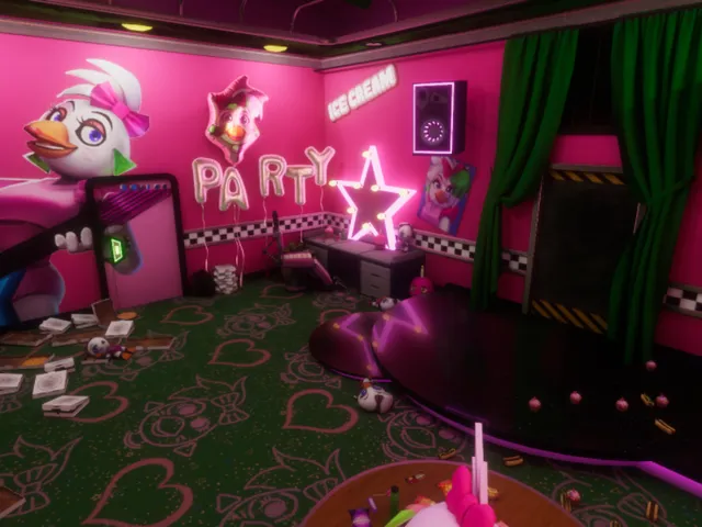 Glam Chica's Greenroom ｜ FNAF SB