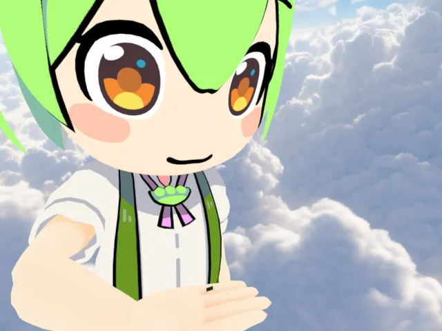 ずんだもんの手のひら