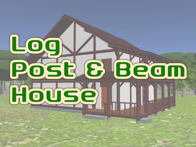 Log Post & Beam House