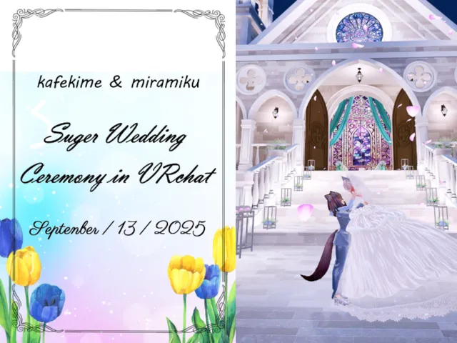 ［VRCお砂糖式場］Suger Wedding Ceremony Holl