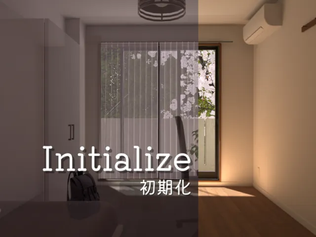 Initialize ⁄ 初期化