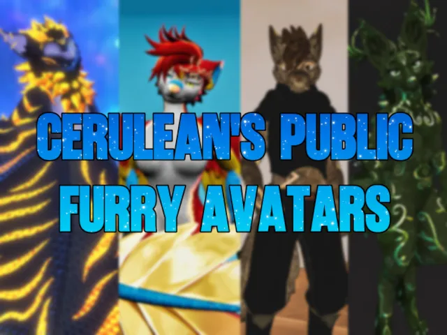 Cerulean's Public Furry Avatars