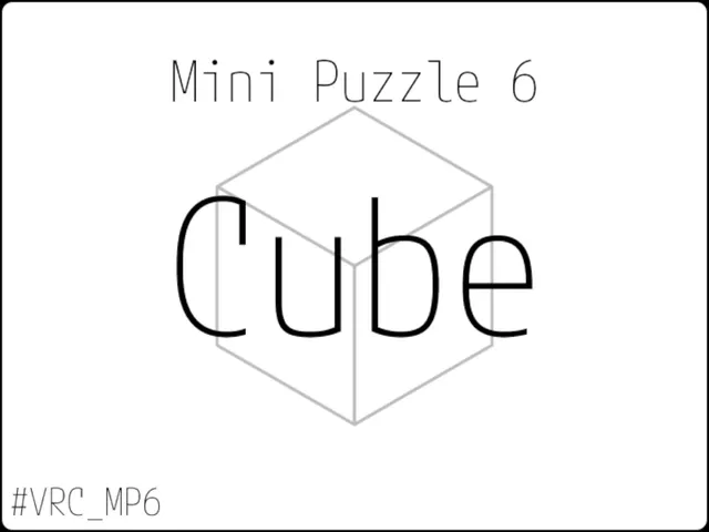 Mini Puzzle 6 「Cube」