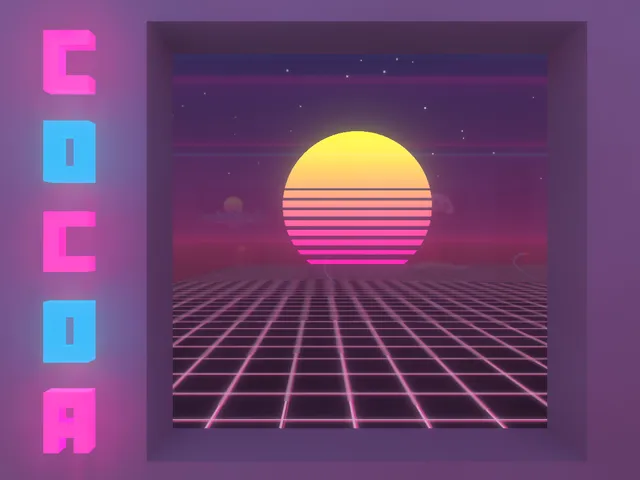 Retro Sunset Room