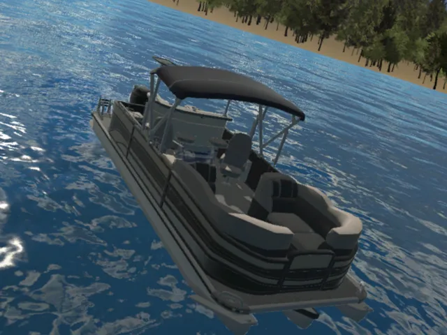 Chill Boat on the Pond