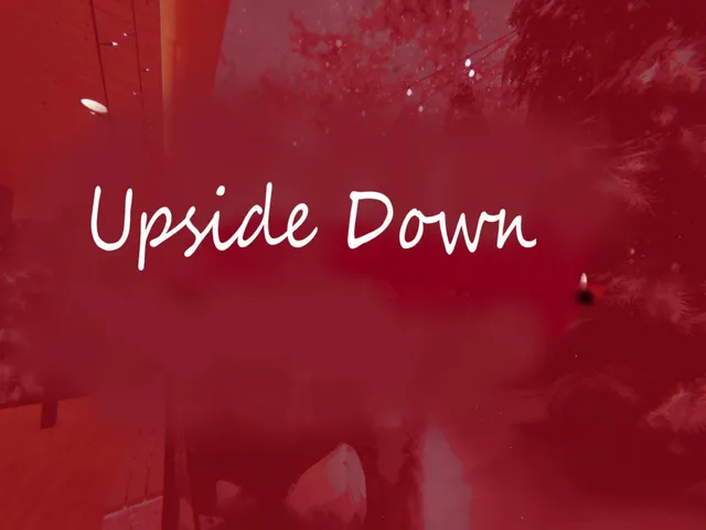 upside down
