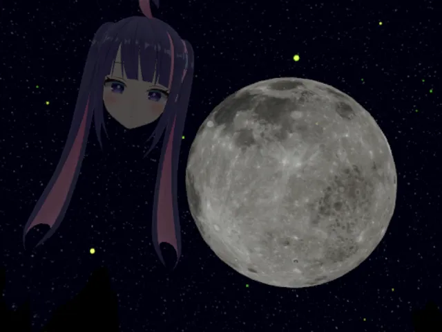 月と生首とひとり酒