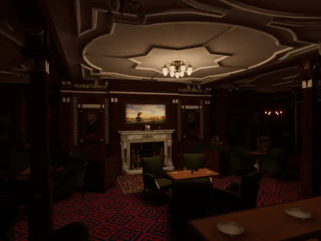 Titanic Smoke Room Lounge