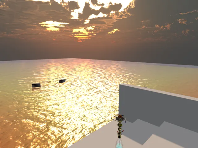 水辺でシーシャ吸いたい