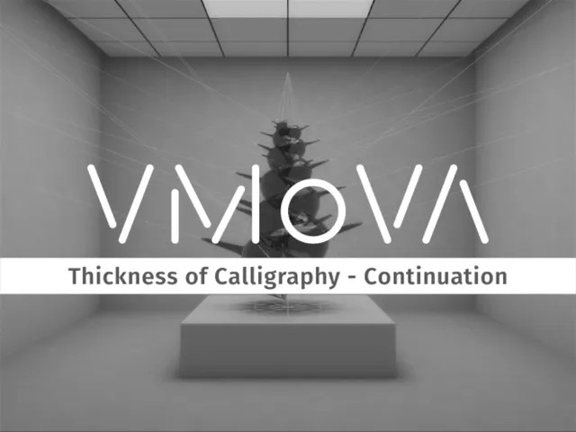 Thickness Of Calligraphy - Continuation