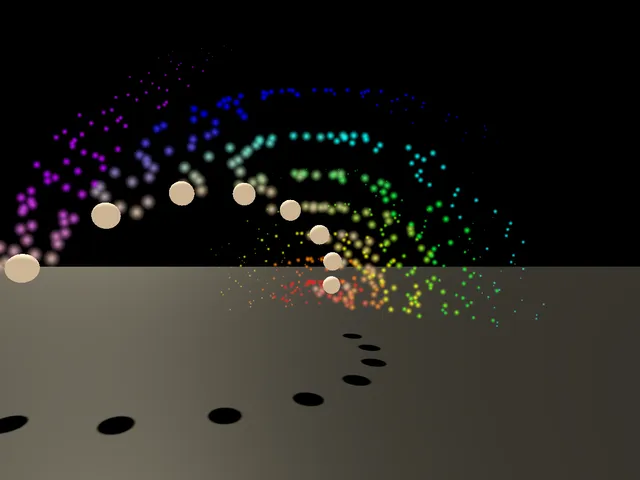 Rainbow Pendulum Wave