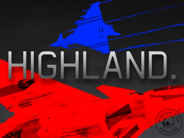 Highland airbase˸ Ef2000‚ SU-30SM1 Dogfight （PUBDEV）