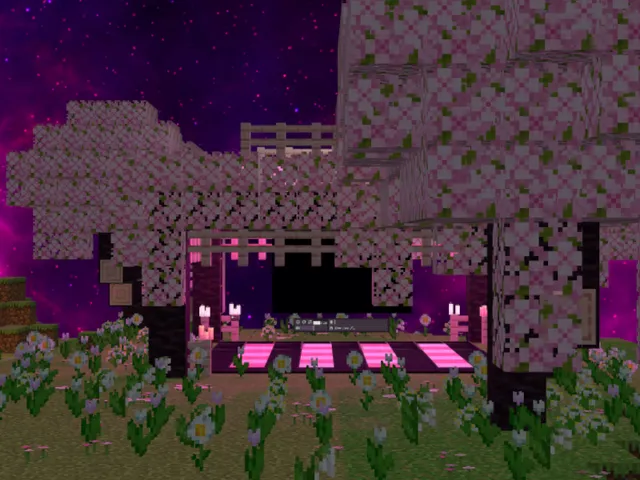 Cherry blossom Island