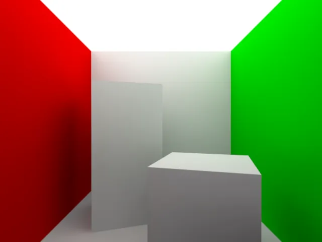 Cornell box（with light volumesǃ）