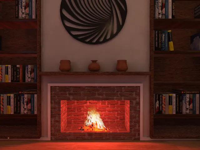 Cuddle by The Fire Place