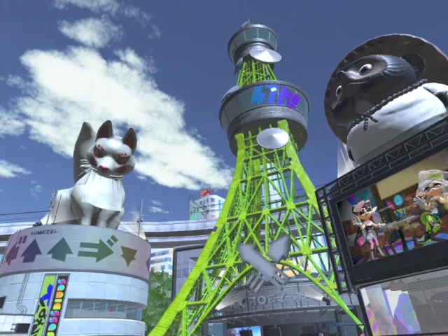 Wii U - Splatoon 1 Inkopolis Plaza