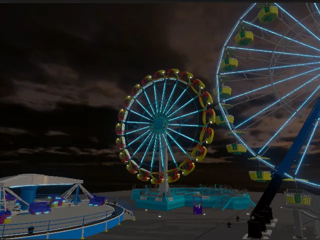 Planet Coaster Flat rides