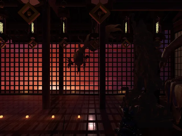 Sunset Temple - 黄昏時の寺