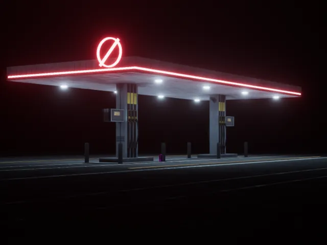 Gas station