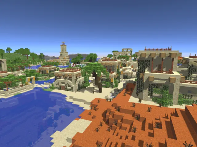 Minecraft Desert Village （READ DESCǃ）