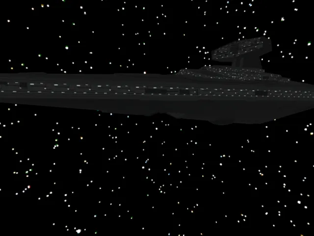 The Frozen Shattered Empire Star Destroyer