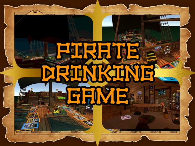 Queen Waybright - A pirate drinking game