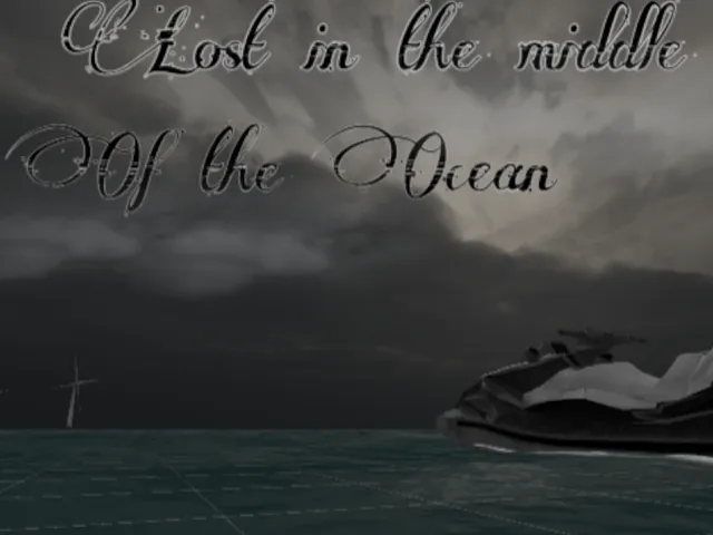 Lost in the middle of the ocean