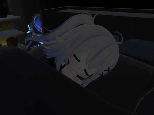 ネメシスとエルシオンと添い寝する部屋