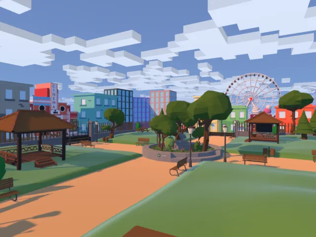 Pearlescent Furs Low Poly Park